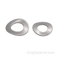 DIN137 Tekanan tinggi gelombang baja stainless washer elasher wave spring lock washer